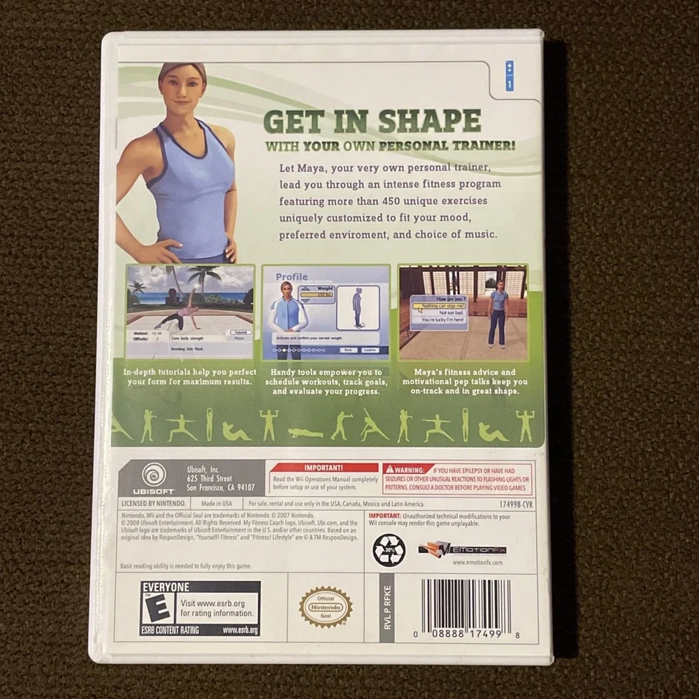 My Fitness Coach - Nintendo Wii Video Game CIB Complete With Insert‎ Booklet